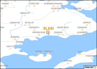map of Plépi