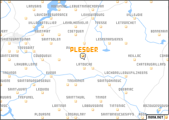 map of Plesder