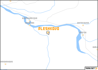 map of Pleshkovo