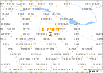 map of Plešivec