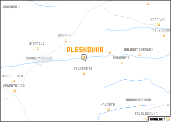 map of Pleskovka