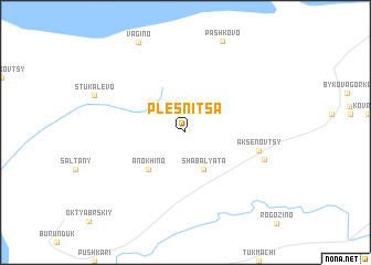 map of Plesnitsa