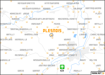 map of Plesnois