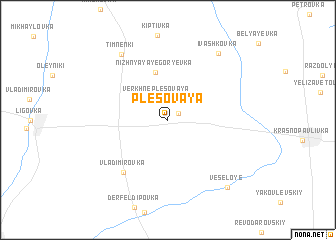 map of Plesovaya