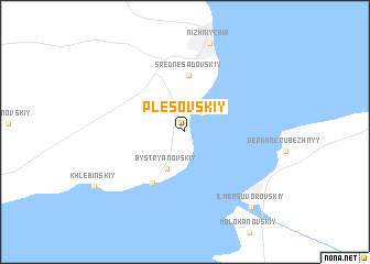 map of Plesovskiy