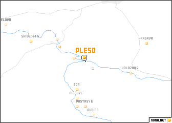 map of Plëso