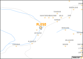 map of Plëso