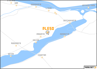 map of Plëso