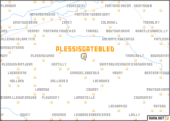 map of Plessis-Gatebled