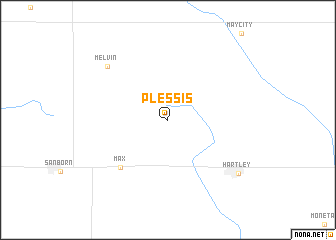 map of Plessis