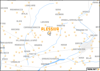 map of Plessiva