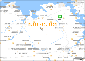 map of Plessix-Balisson