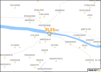 map of Plës