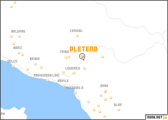 map of (( Pleteno ))