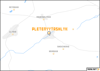 map of Pletenyy Tashlyk