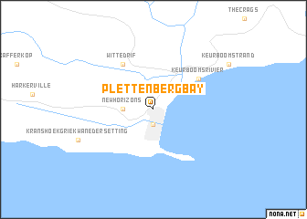 map of Plettenberg Bay