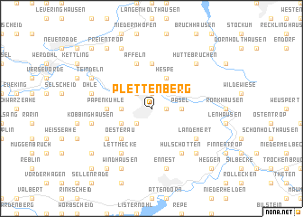 map of Plettenberg