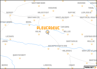 map of Pleucadeuc