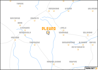 map of Pleuro