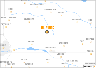 map of Plevna