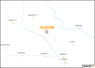 map of Plevna