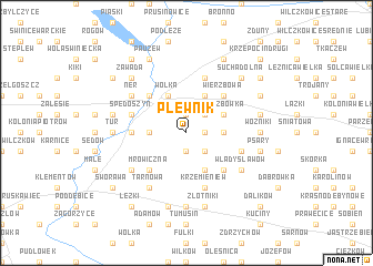 map of Plewnik