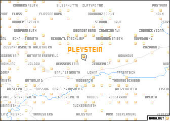 map of Pleystein