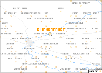 map of Plichancourt