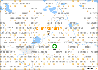 map of Pließkowitz