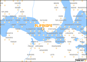 map of Plifakofe