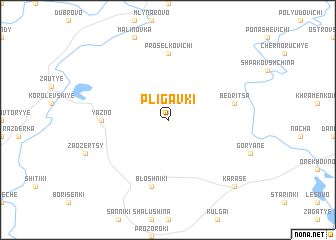 map of Pligavki