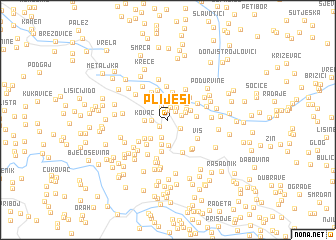 map of Pliješi