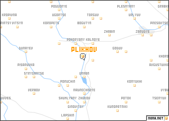 map of Plikhov