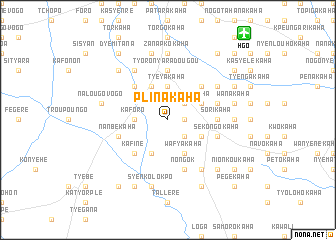 map of Plinakaha