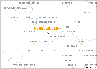 map of Plínio Silveira