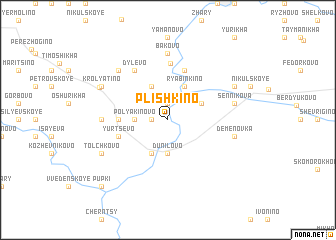 map of Plishkino