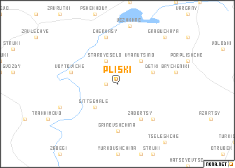 map of Pliski