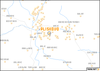 map of Pliskovo