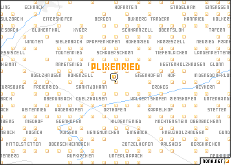 map of Plixenried