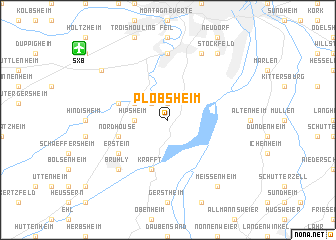 map of Plobsheim