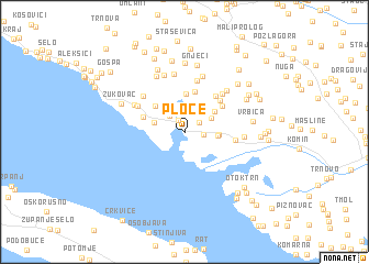 map of Ploče