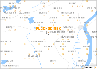 map of Płochocinek