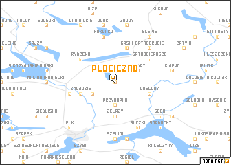 map of Płociczno