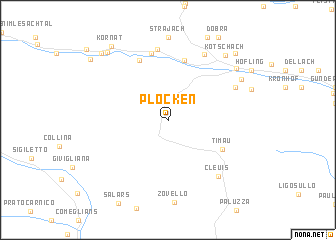 map of Plöcken