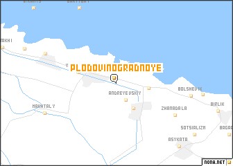 map of Plodovinogradnoye