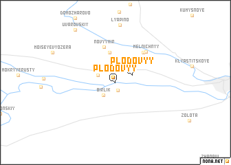 map of Plodovyy