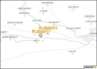 map of Plodovyy