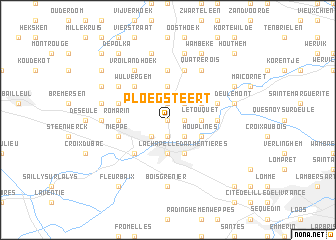 map of Ploegsteert