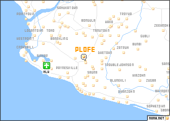 map of Plofe