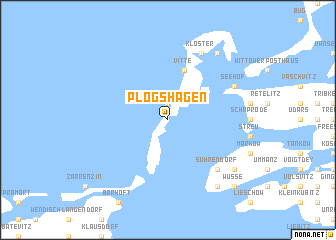 map of Plogshagen